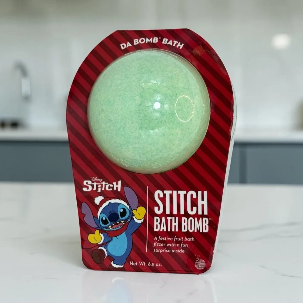 Disney Stitch Da Bomb Bath Bomb 6.5 oz Festive Fruit Surprise Christmas 2025
